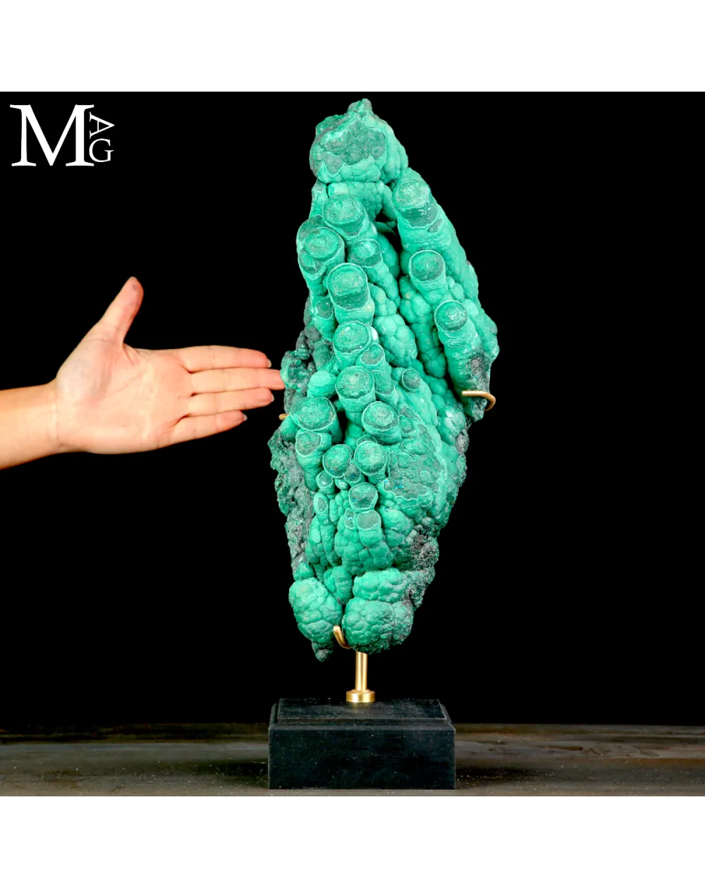 Malachite Naturale – Formazione Botrioidale e Stalattitica