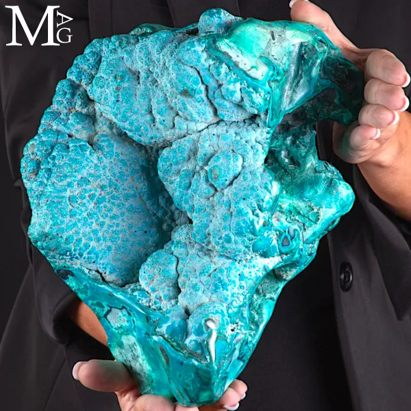 Malachite e Crisocolla - Campione su Base.
