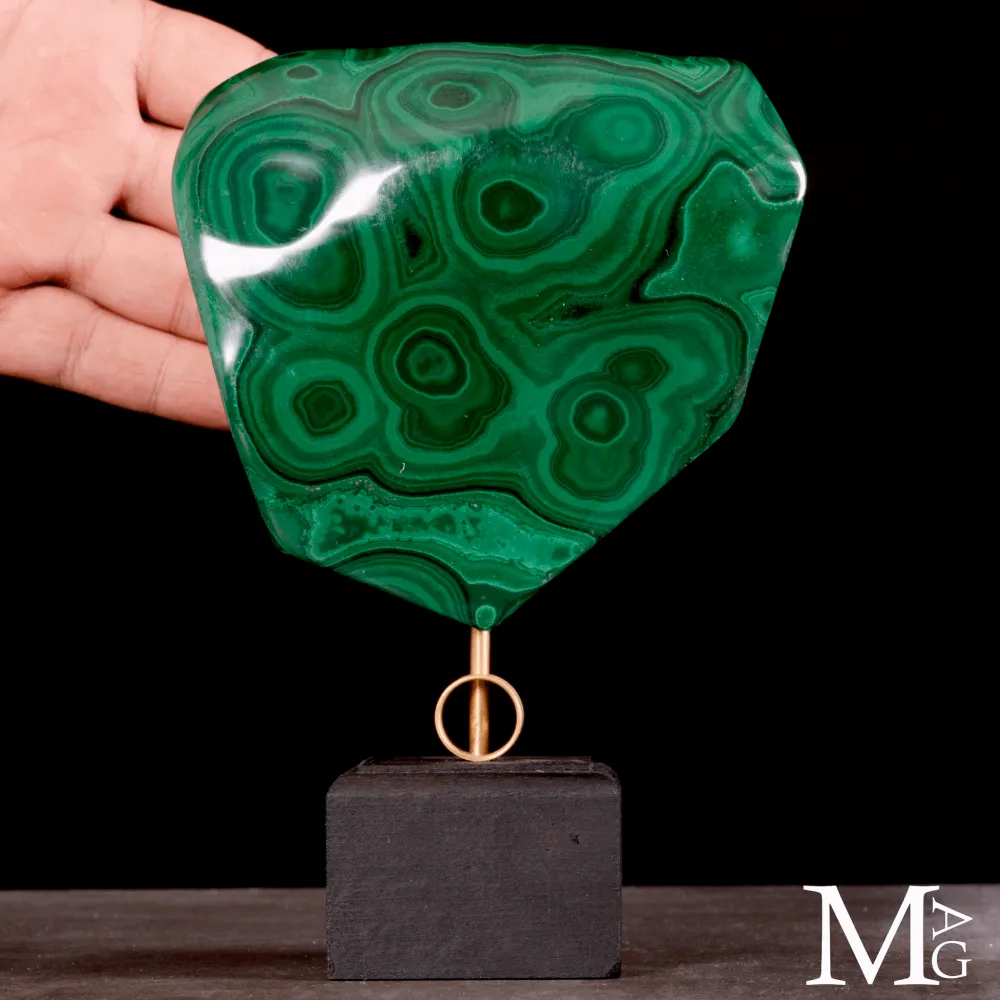 Malachite a Struttura Orbitale.