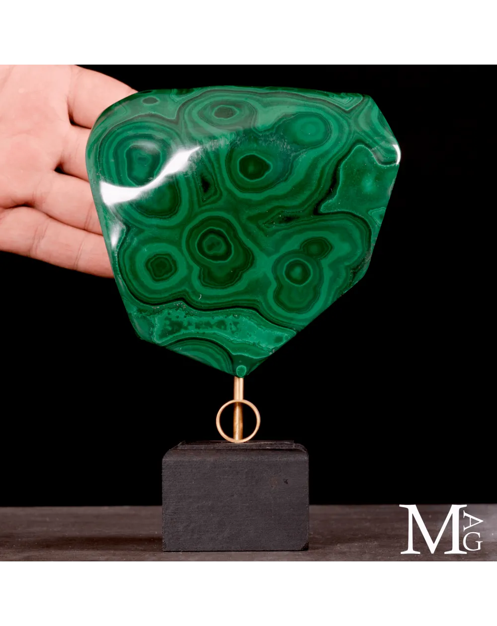 Malachite a Struttura Orbitale.