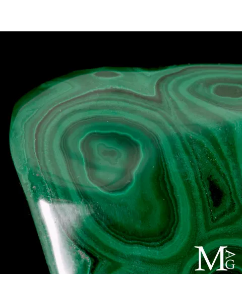 Malachite a Struttura Orbitale.
