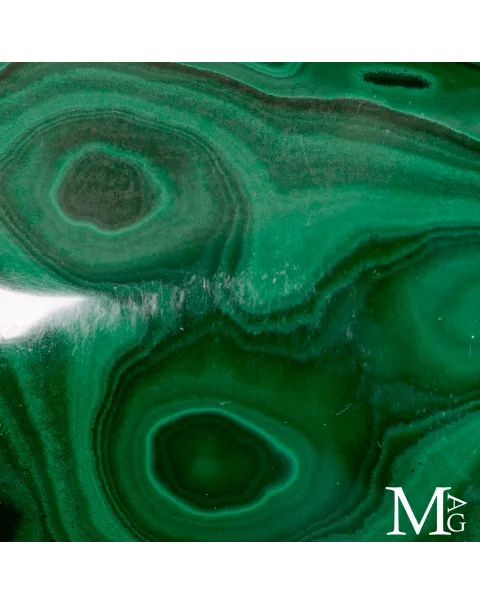 Malachite a Struttura Orbitale.