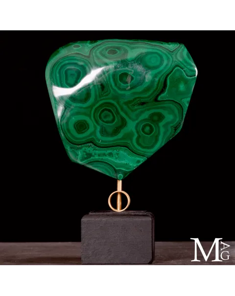 Malachite a Struttura Orbitale.