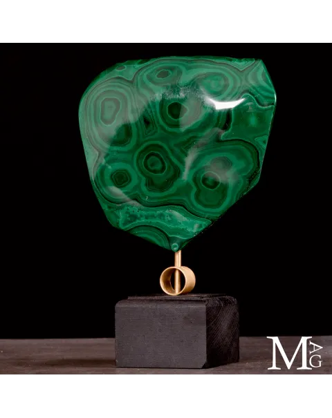 Malachite a Struttura Orbitale.