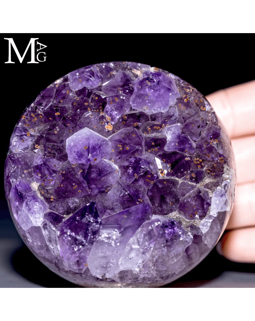 Sfera in Ametista - Drusa Naturale.