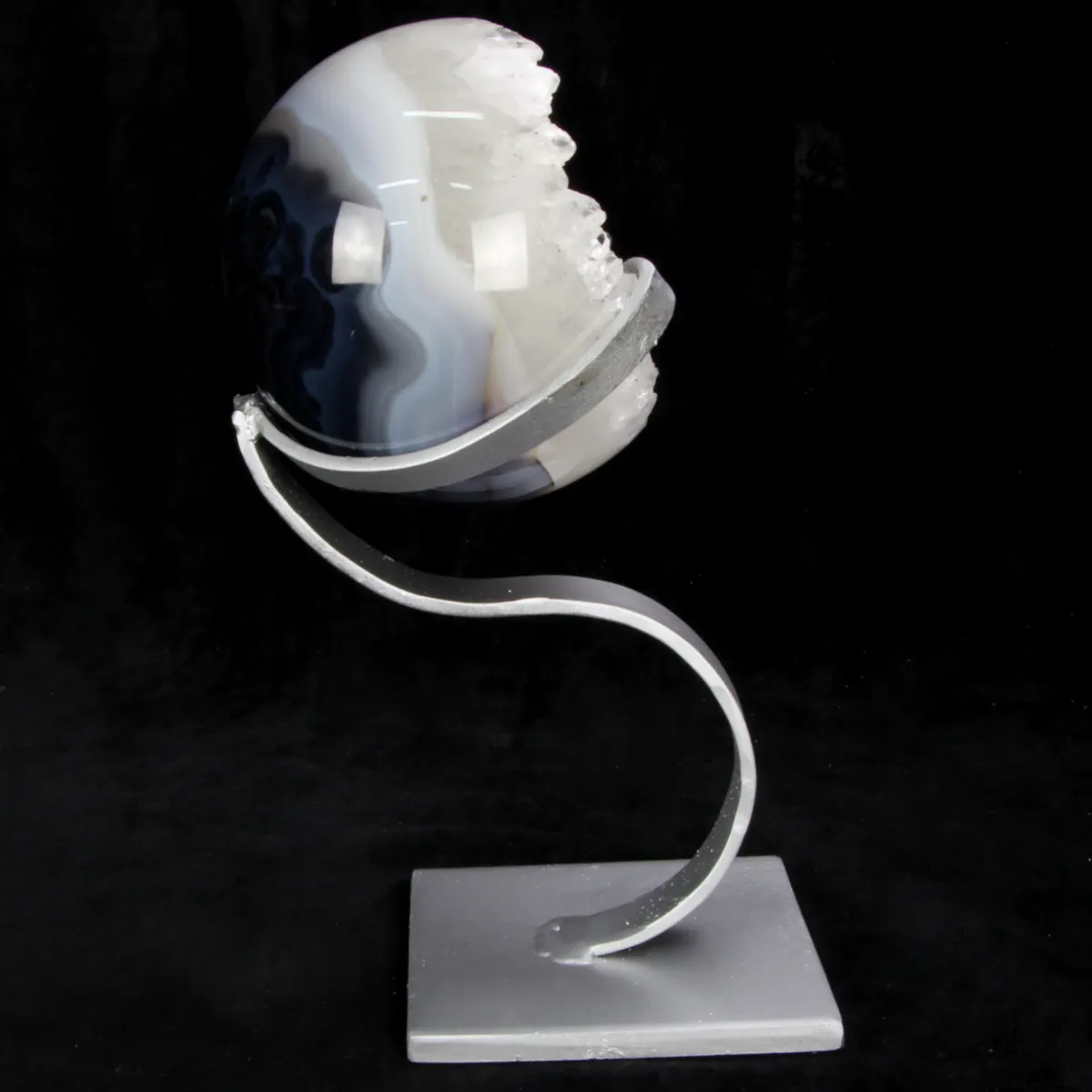 Sfera di Agata e Quarzo