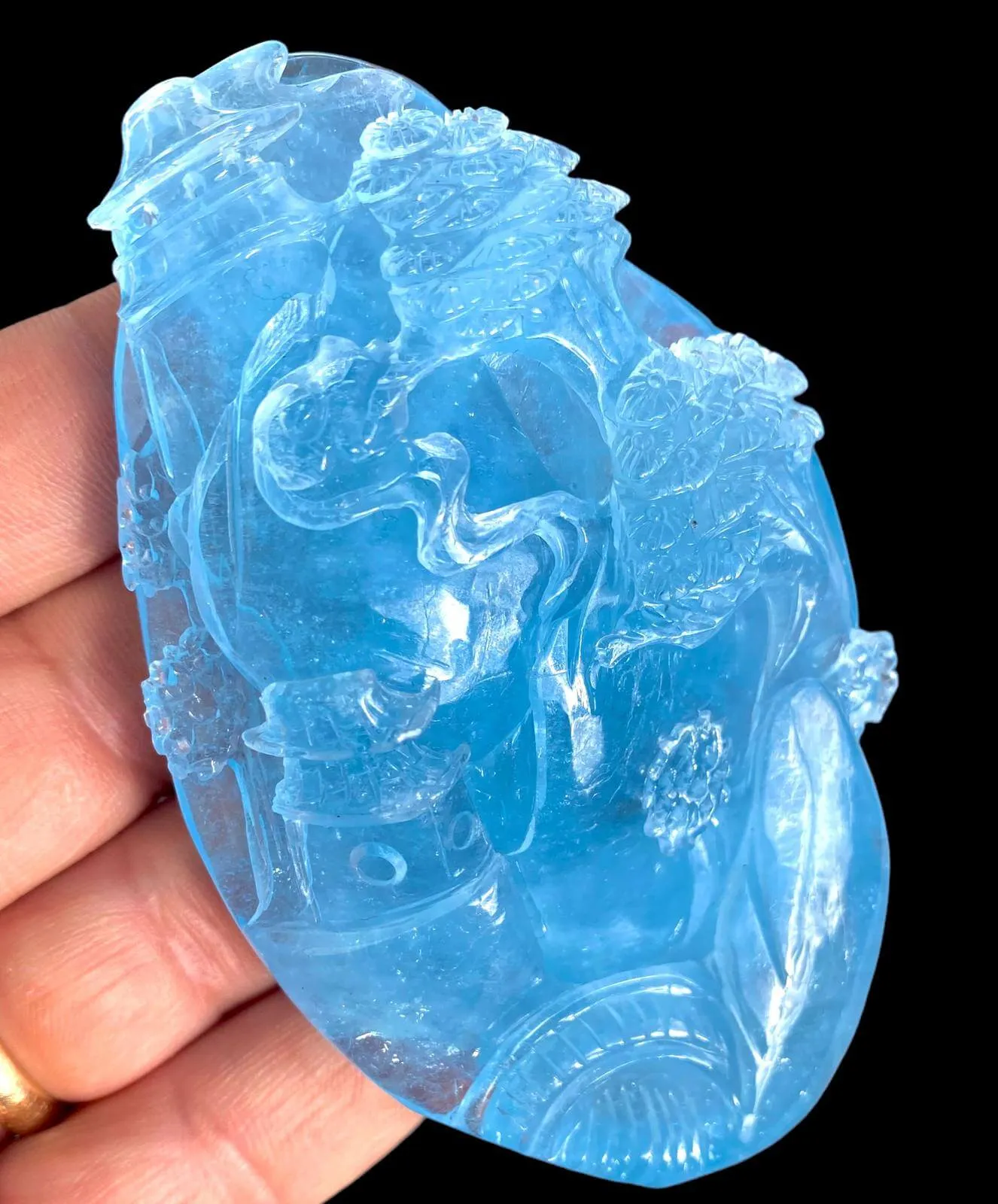 Intaglio in Acquamarina