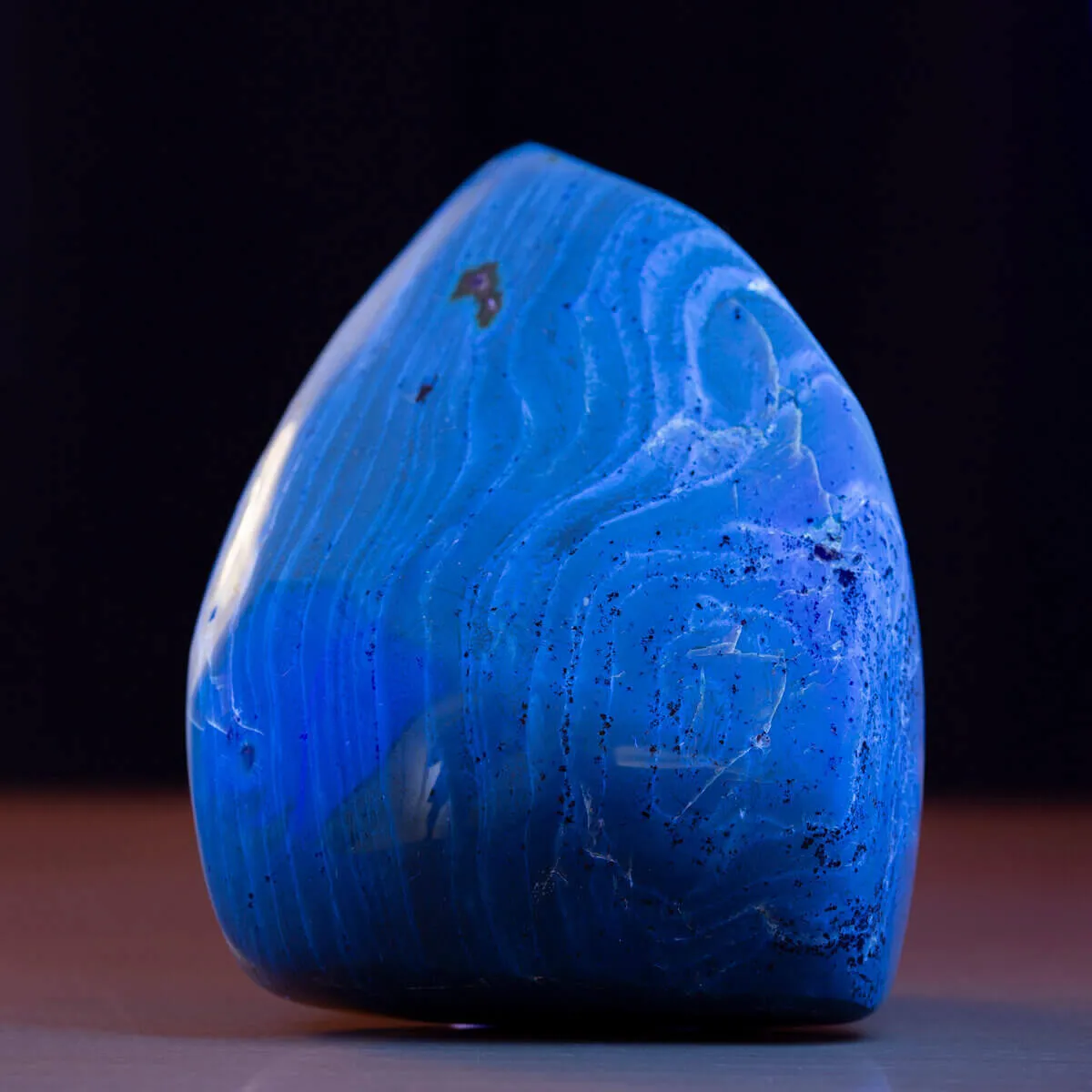 Esemplare di Ambra Blu Indonesiana da Sumatra.