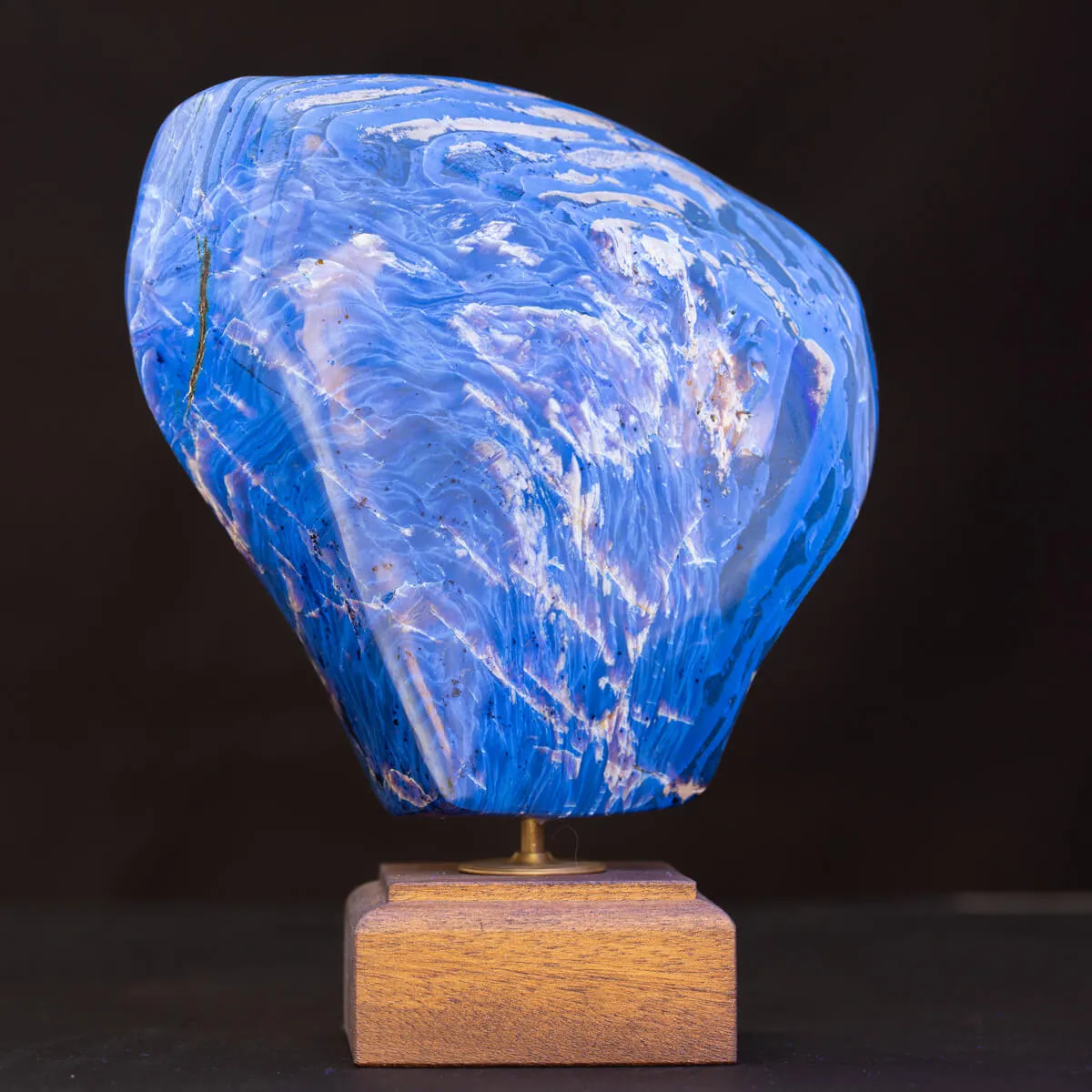Esemplare Unico di Ambra Blu di Sumatra.