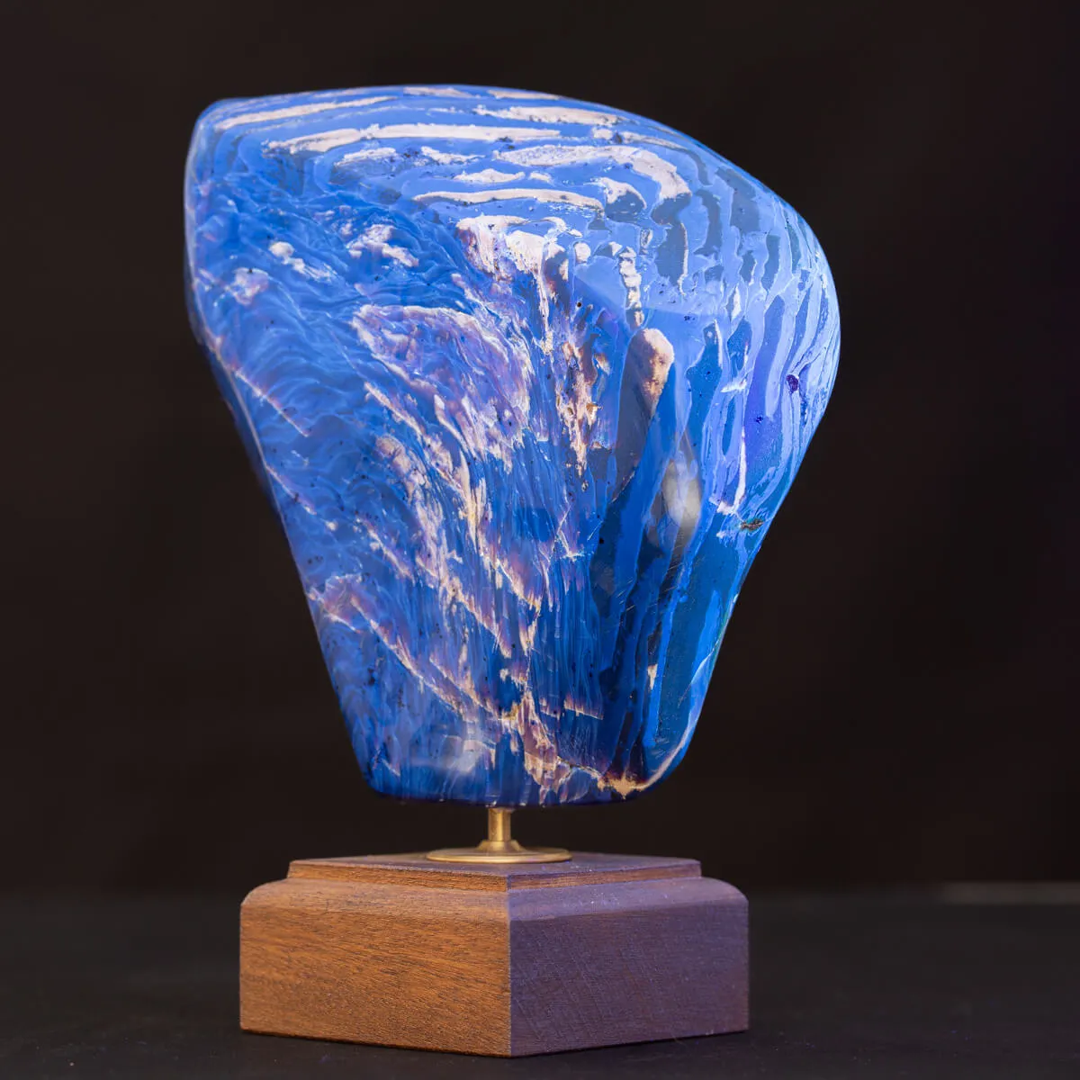 Esemplare Unico di Ambra Blu di Sumatra.