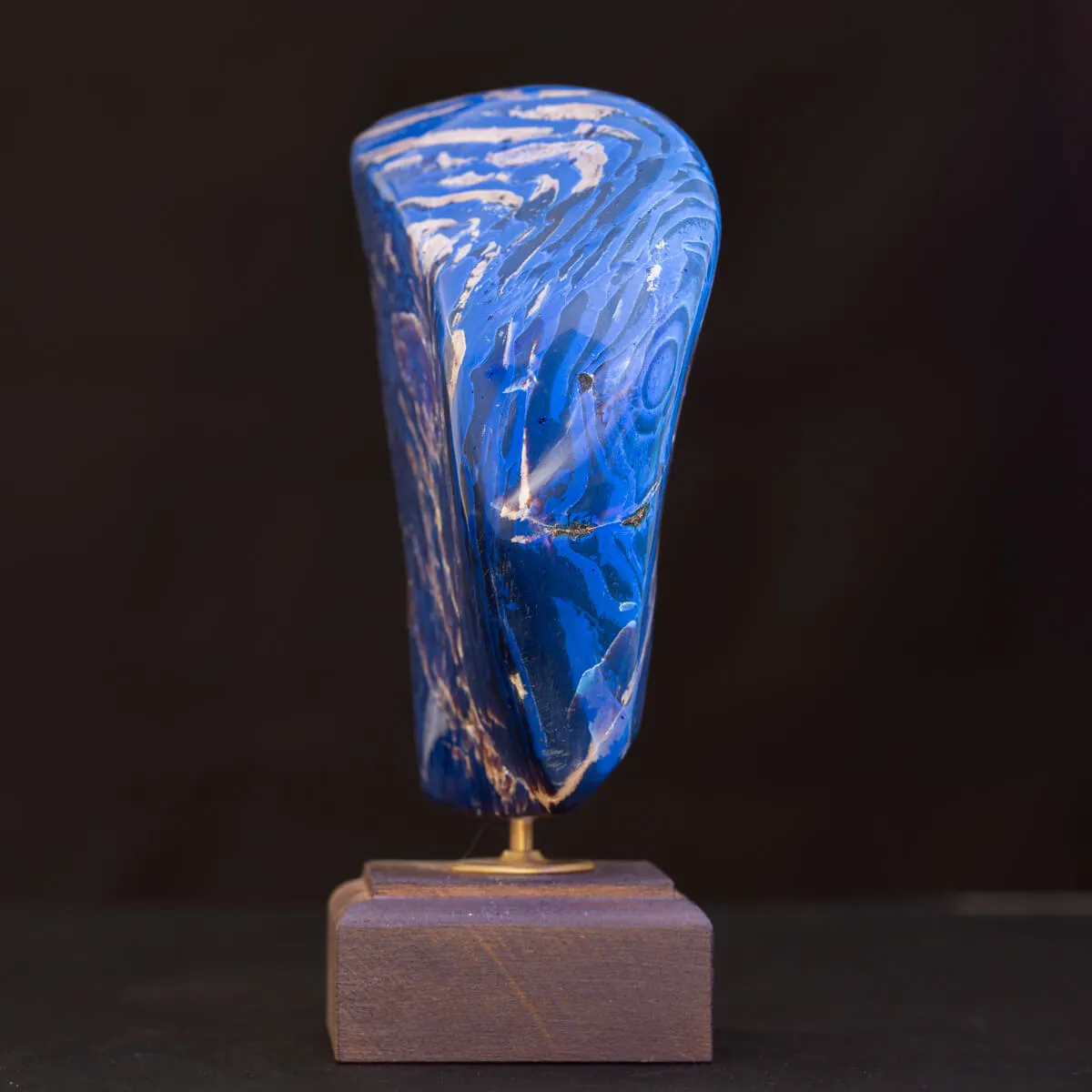 Esemplare Unico di Ambra Blu di Sumatra.