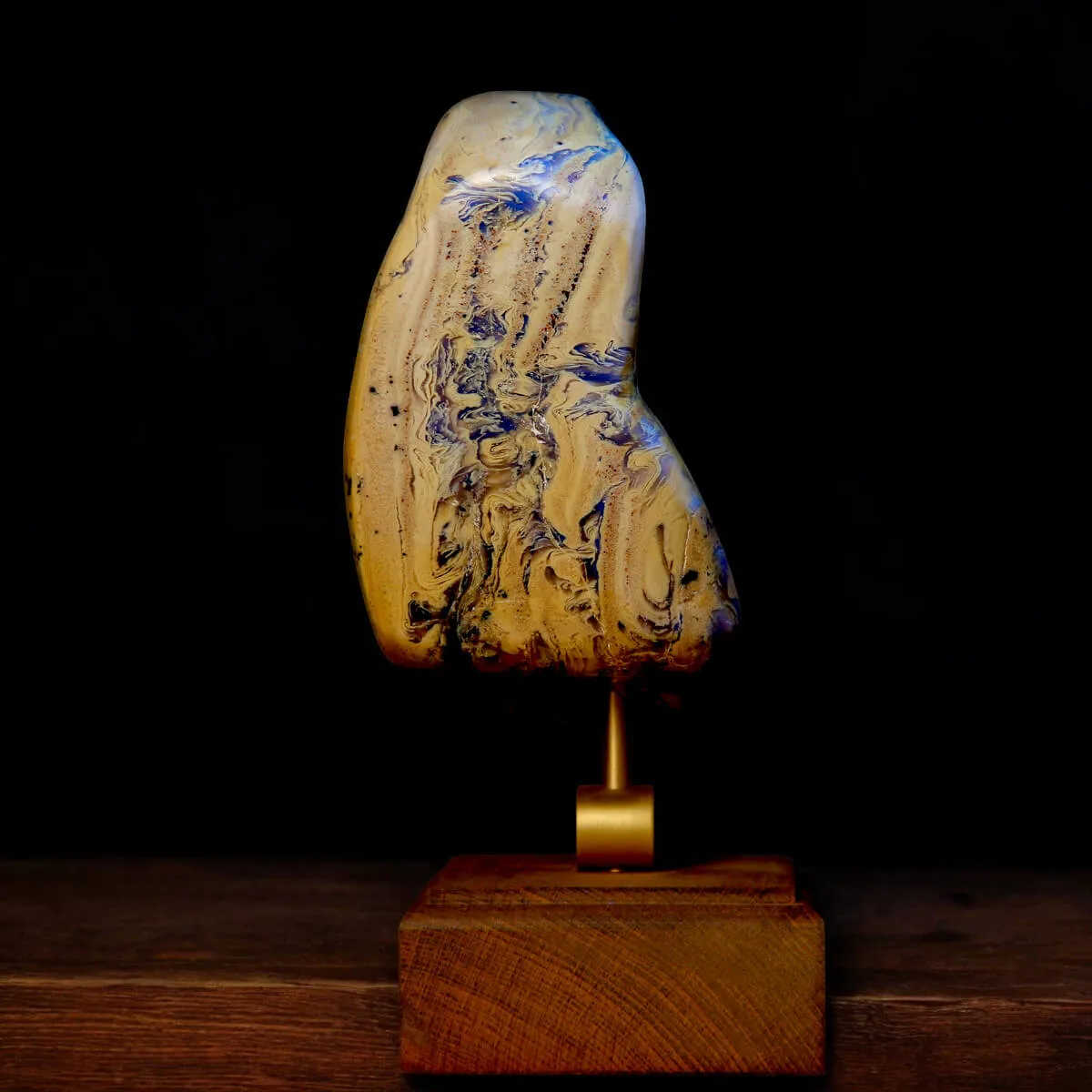Ambra Fossile di Sumatra: Fluorescenza UV.