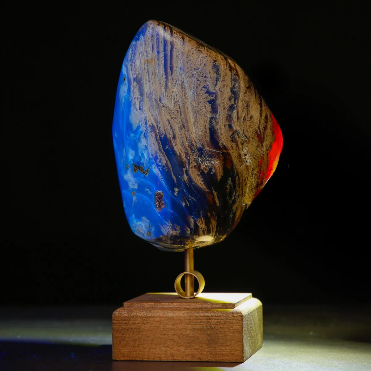 Resina Fossile – Ambra Blue