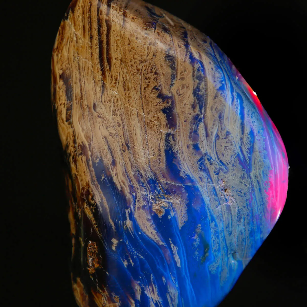 Resina Fossile – Ambra Blue