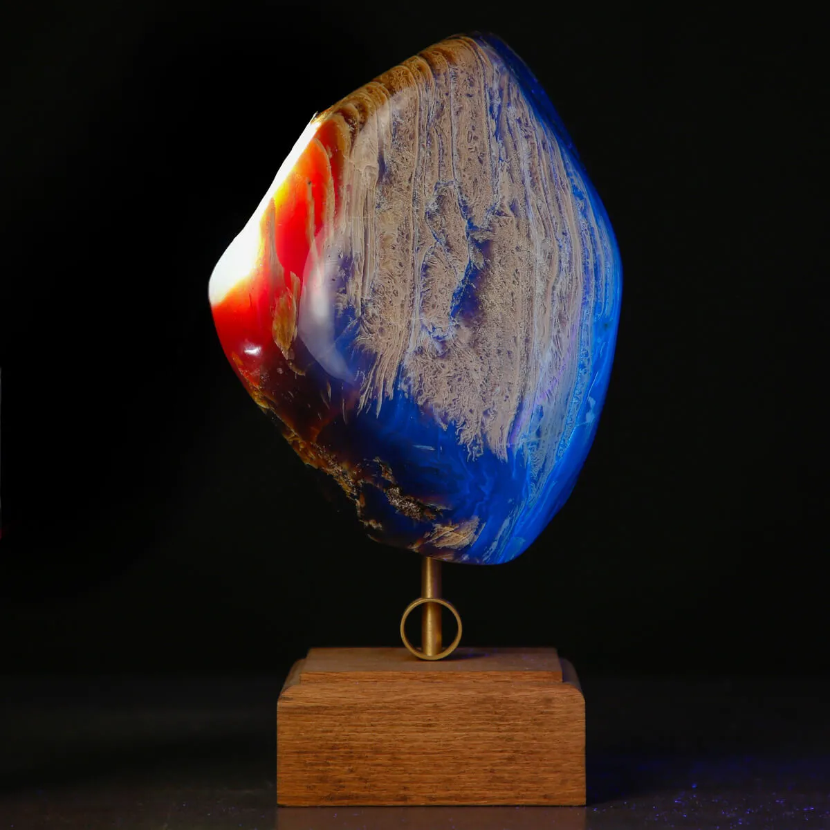 Resina Fossile – Ambra Blue