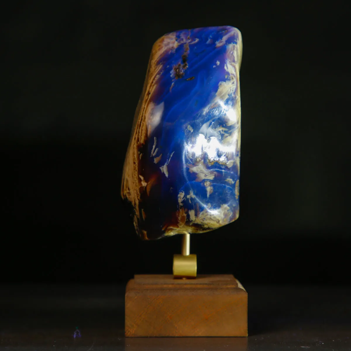Resina Fossile – Ambra Blue