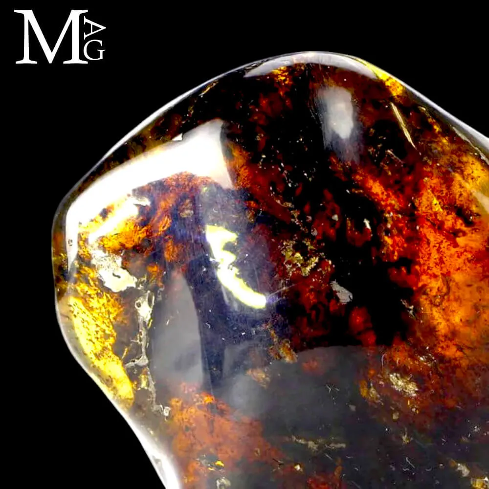 Ambra Fossile del Chiapas – Esemplare  dai colori Cangianti