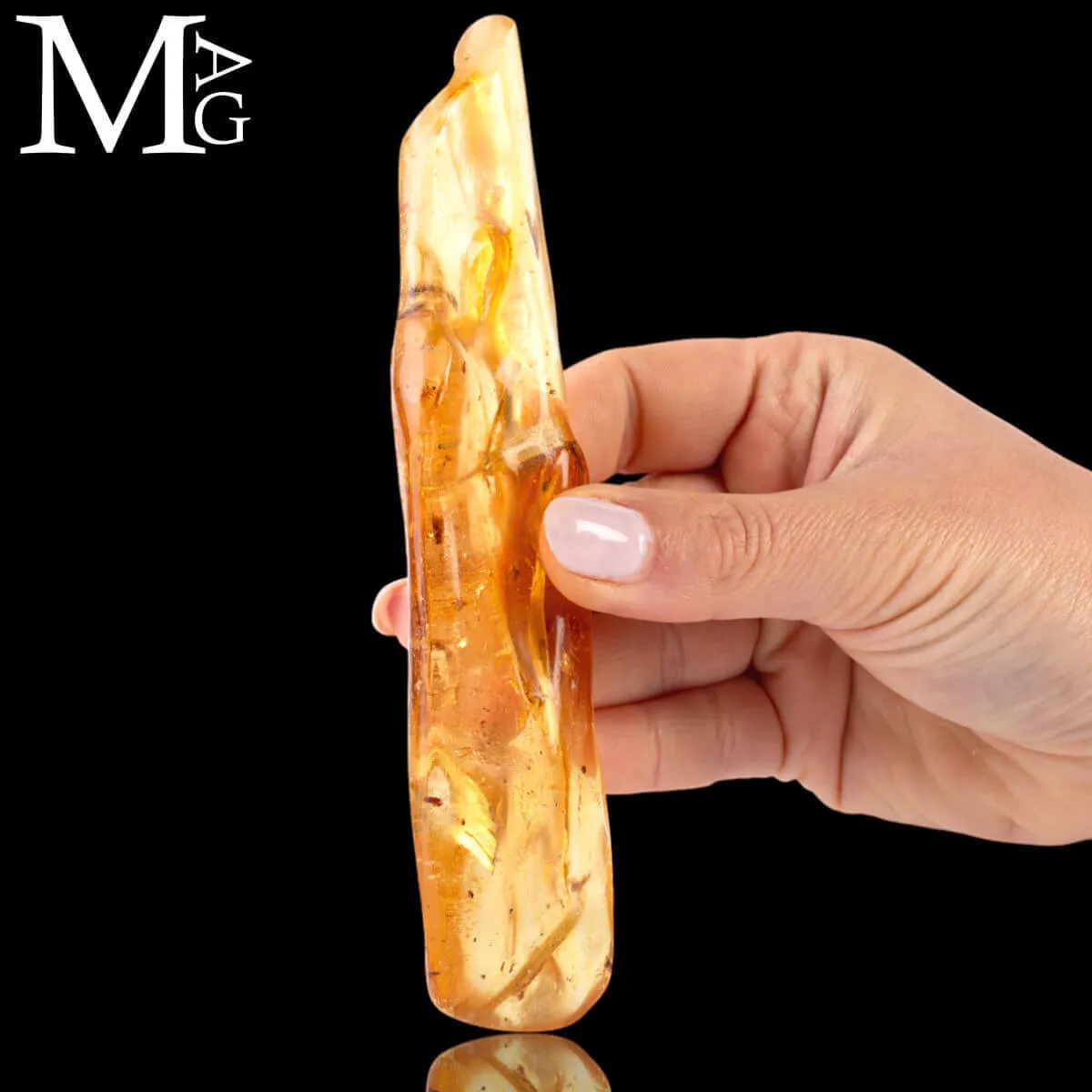 Copale con inclusioni di insetti.