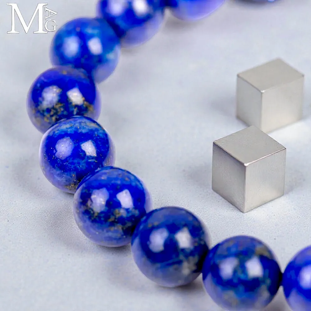 Bracciale in Lapislazzuli – 20 Sfere da 10 mm