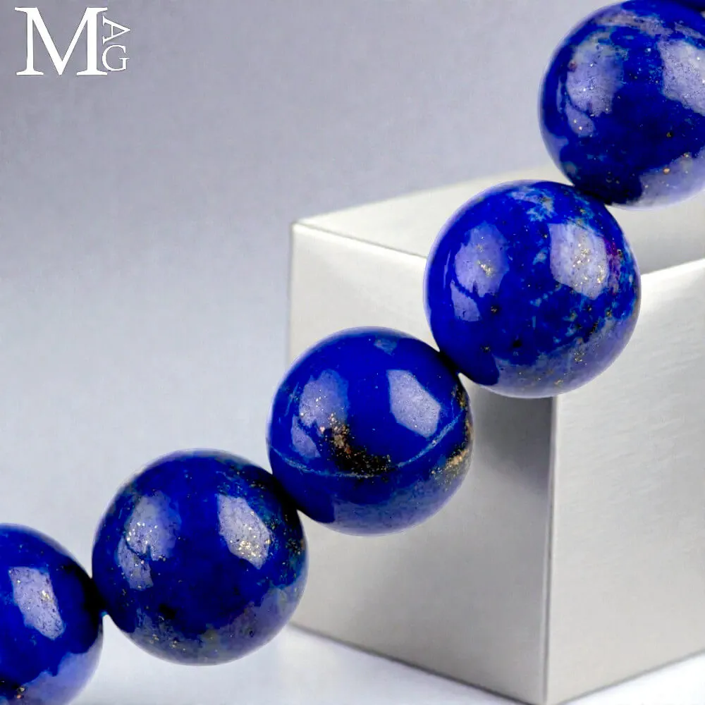 Bracciale in Lapislazzuli – 20 Sfere da 10 mm