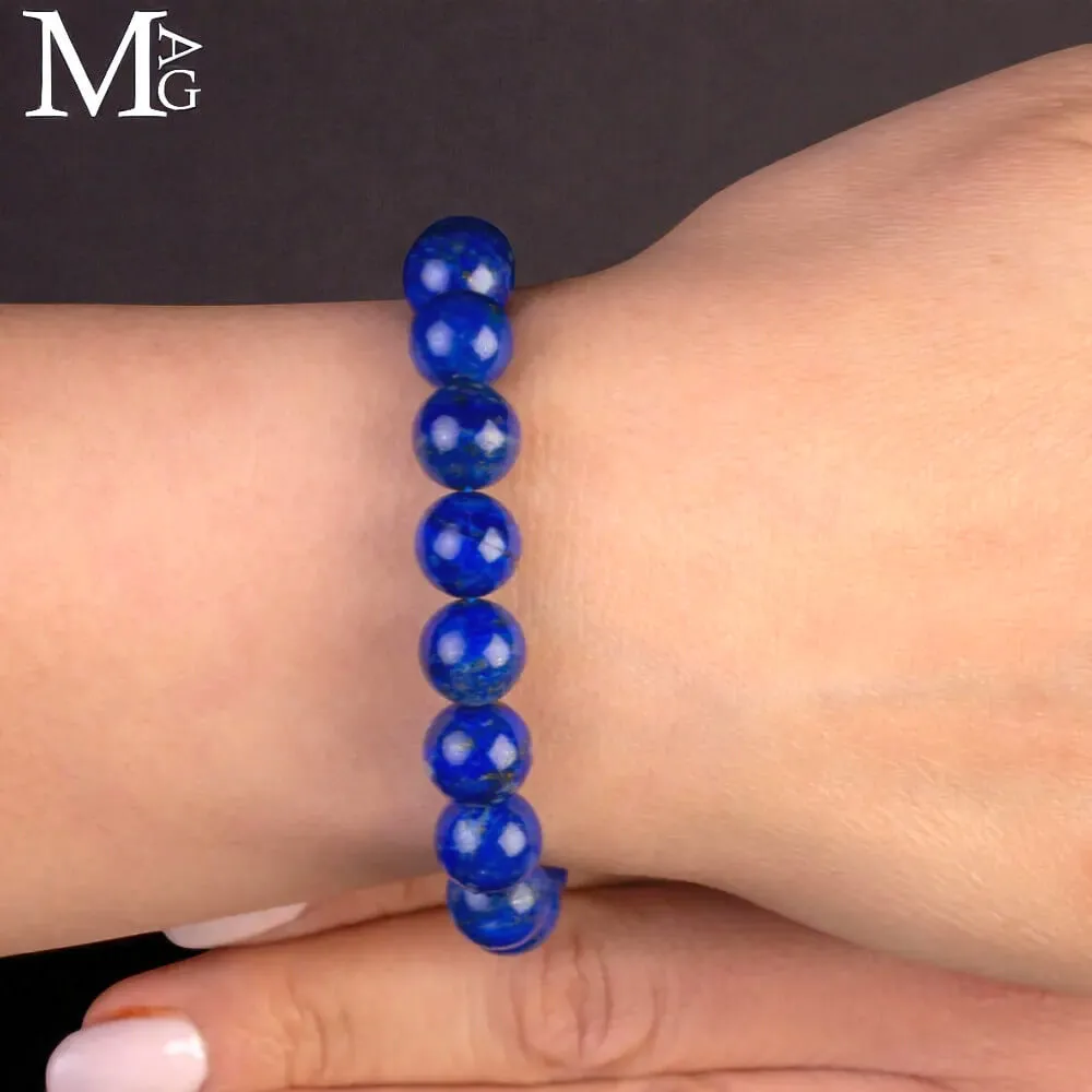 Bracciale in Lapislazzuli – 20 Sfere da 10 mm