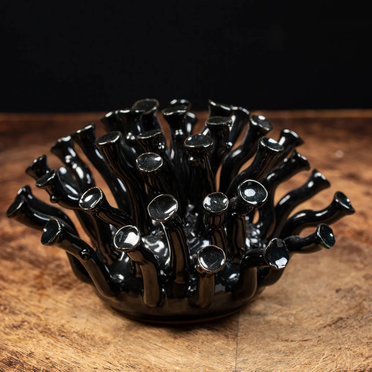 Scultura Corallo Astratto Ceramica