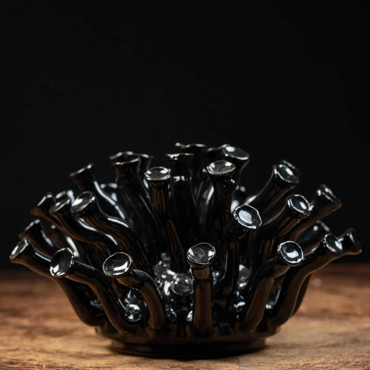Scultura Corallo Astratto Ceramica
