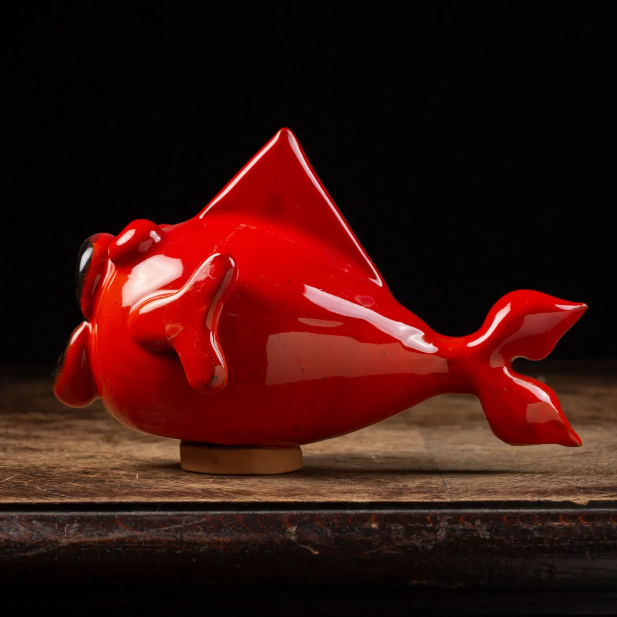 Scultura Pesce in Ceramica