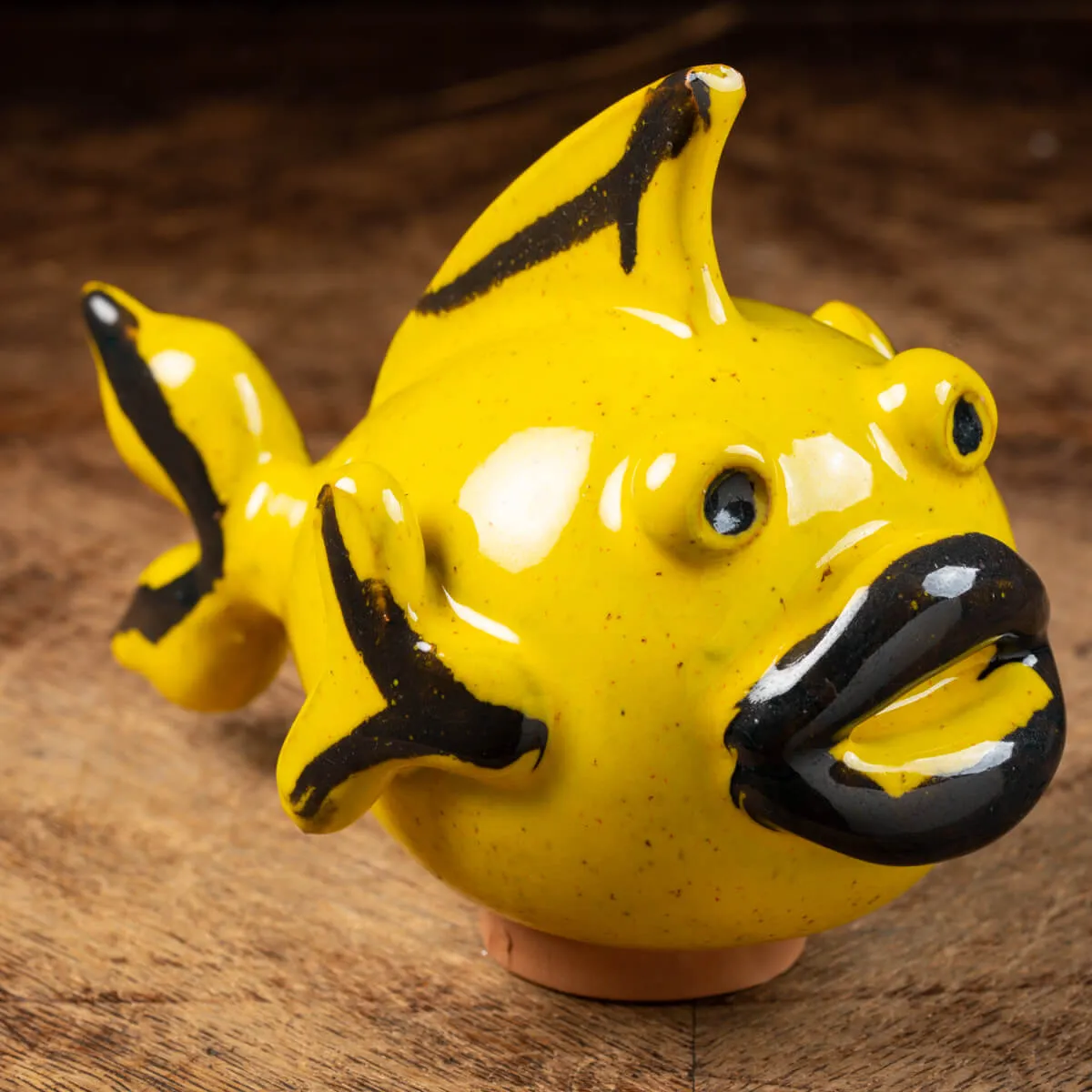 Scultura Pesce in Ceramica