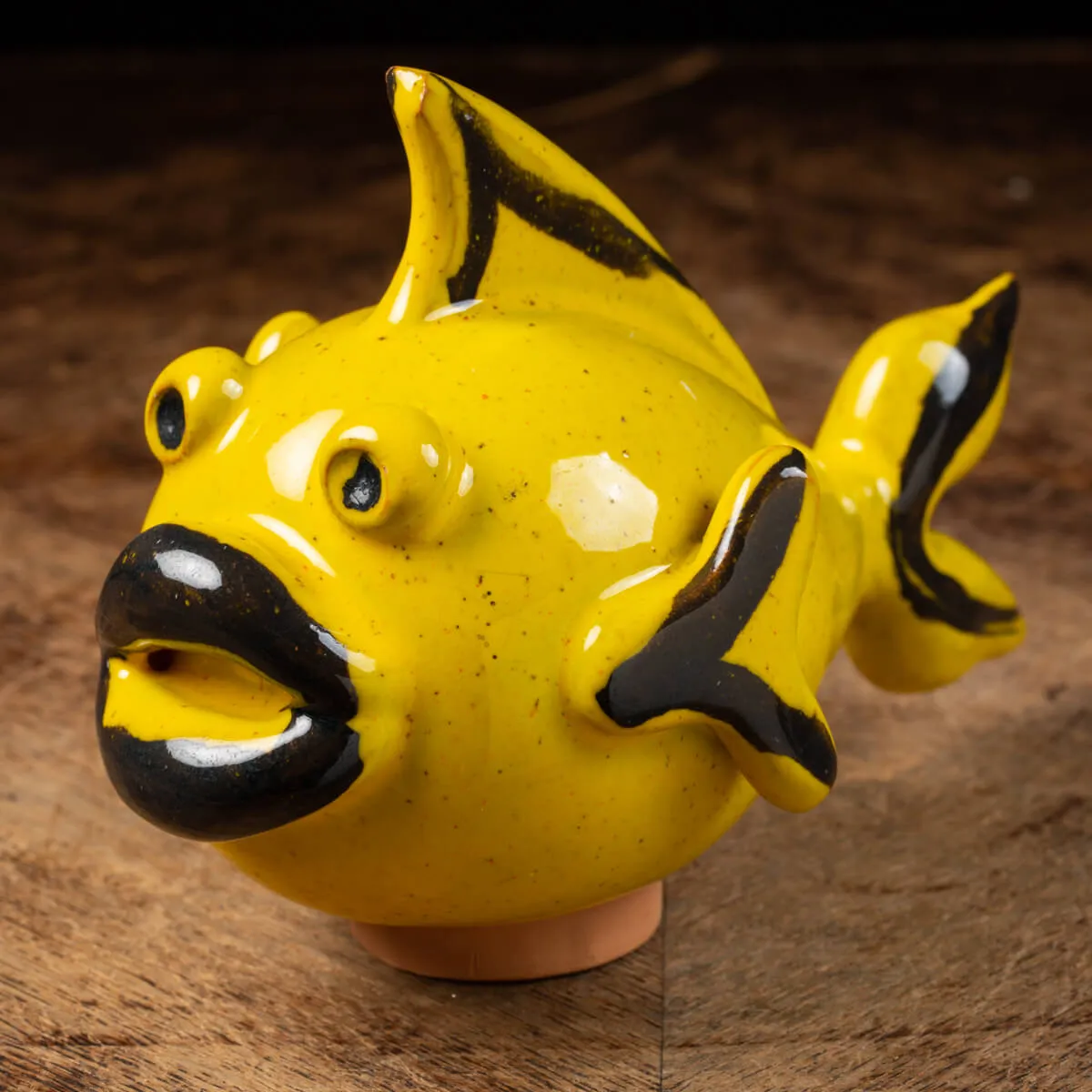 Scultura Pesce in Ceramica