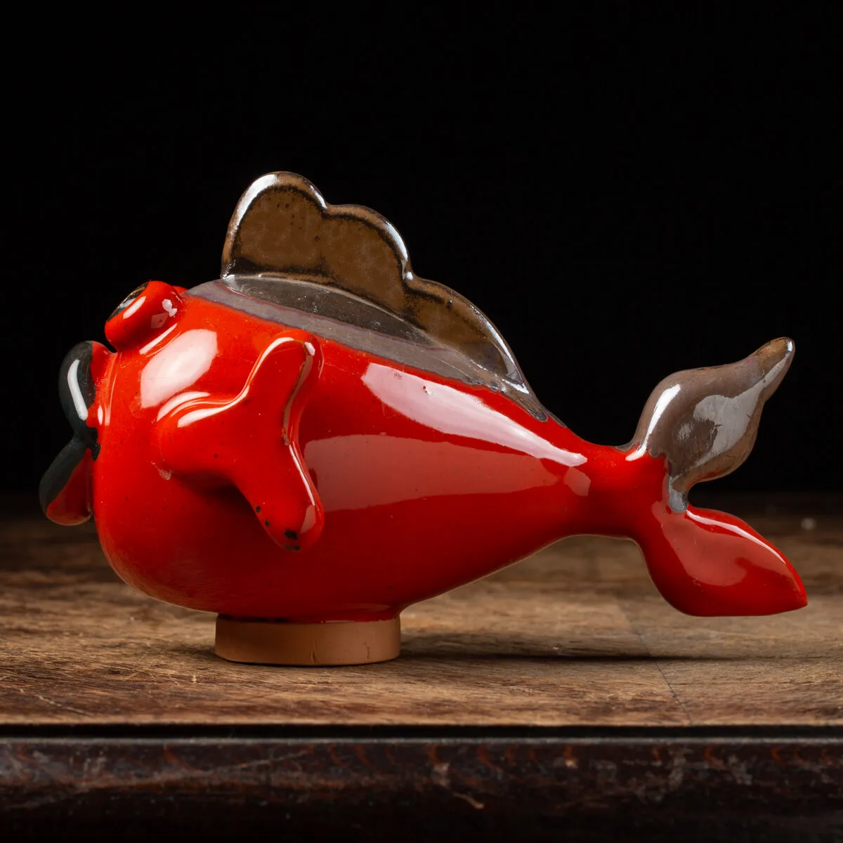 Scultura Pesce in Ceramica