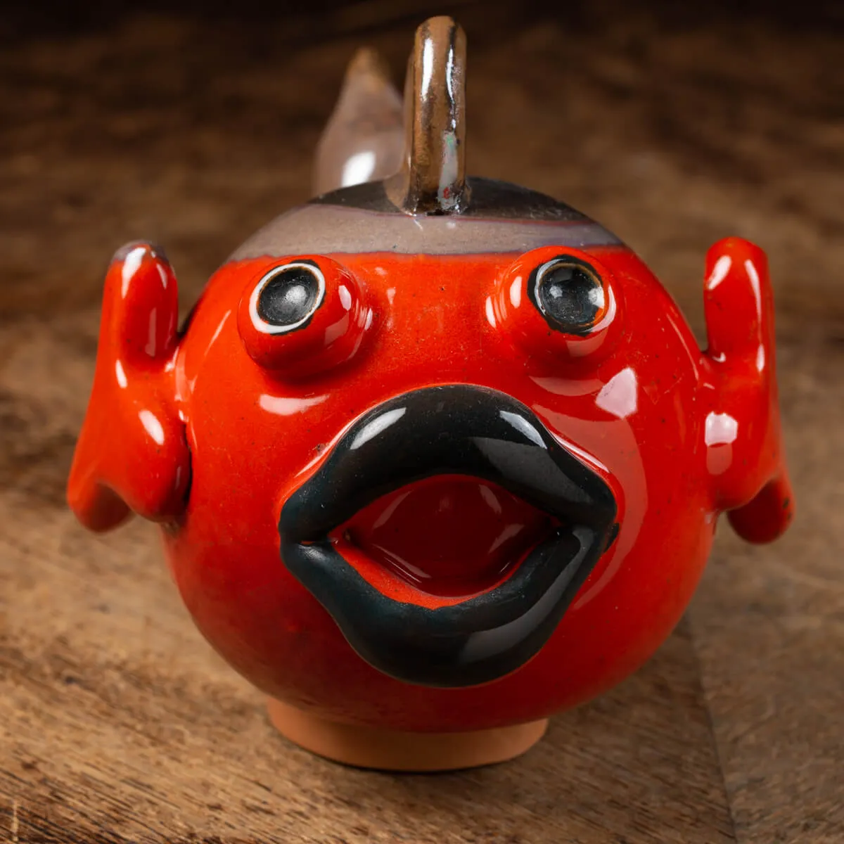 Scultura Pesce in Ceramica