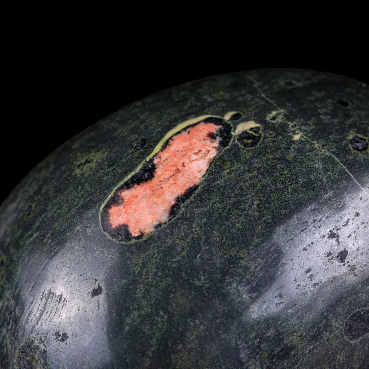 Teschio in Unakite Africana