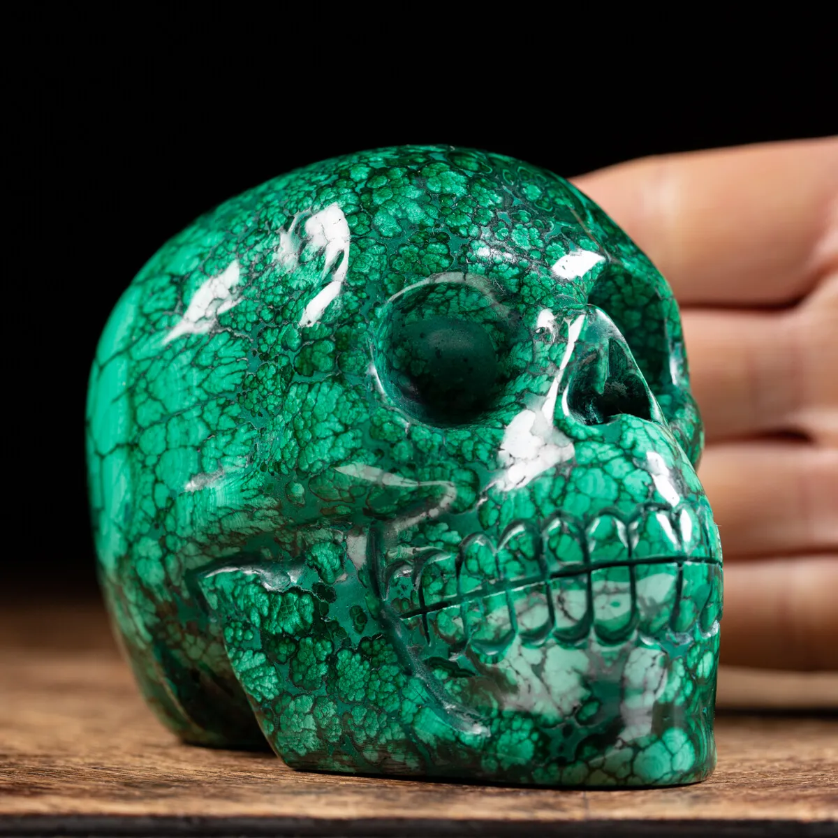 Teschio - Malachite