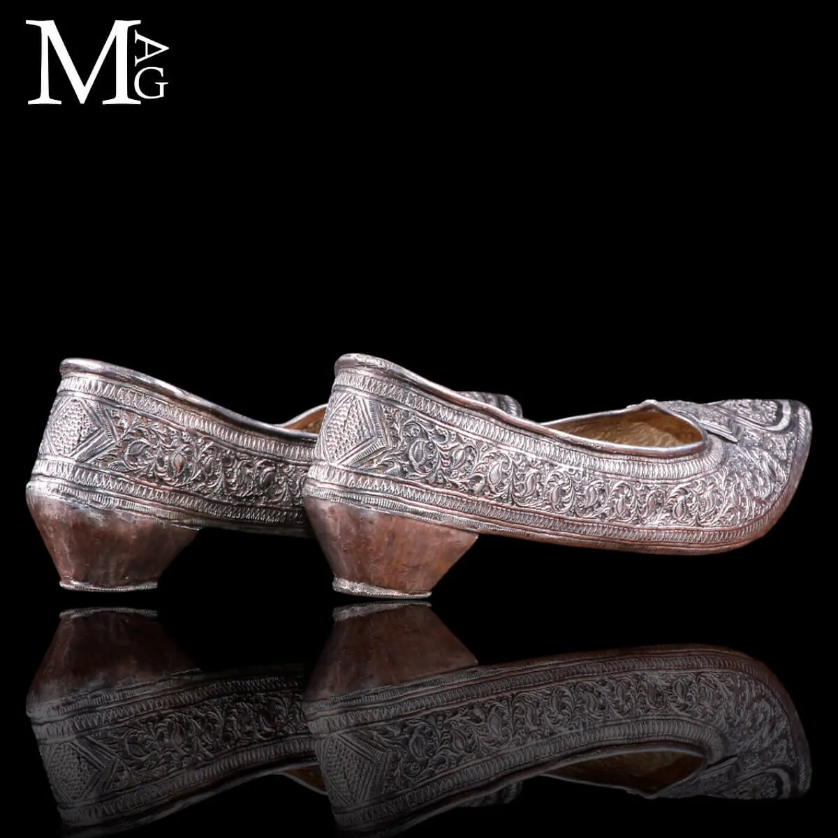 Scarpe da cerimonia in Argento – India circa 1860.