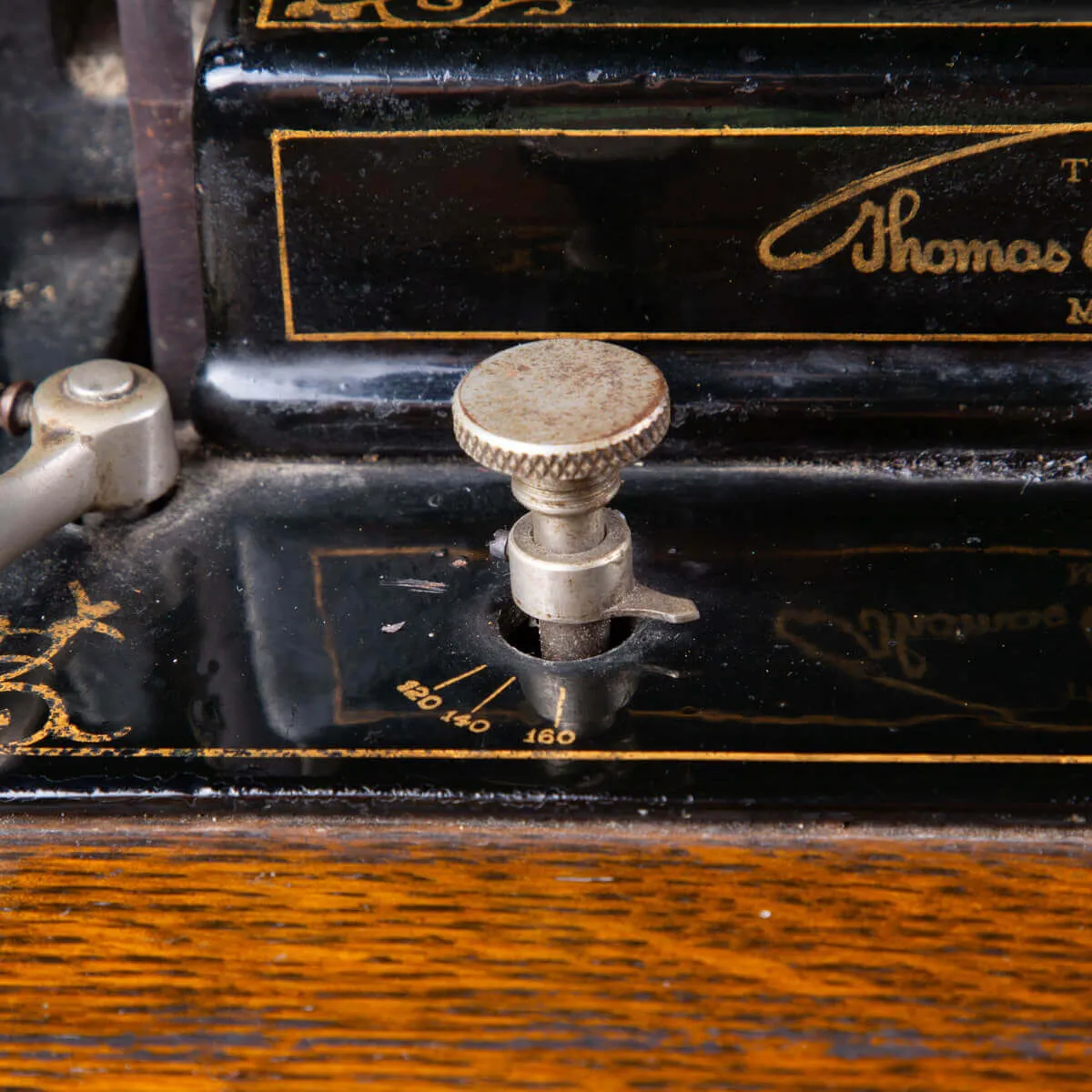 Fonografo Edison con tromba extra large, 1901-1903