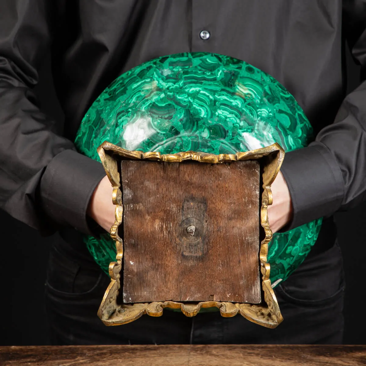 Vaso Antico in Malachite Stile Napoleone III