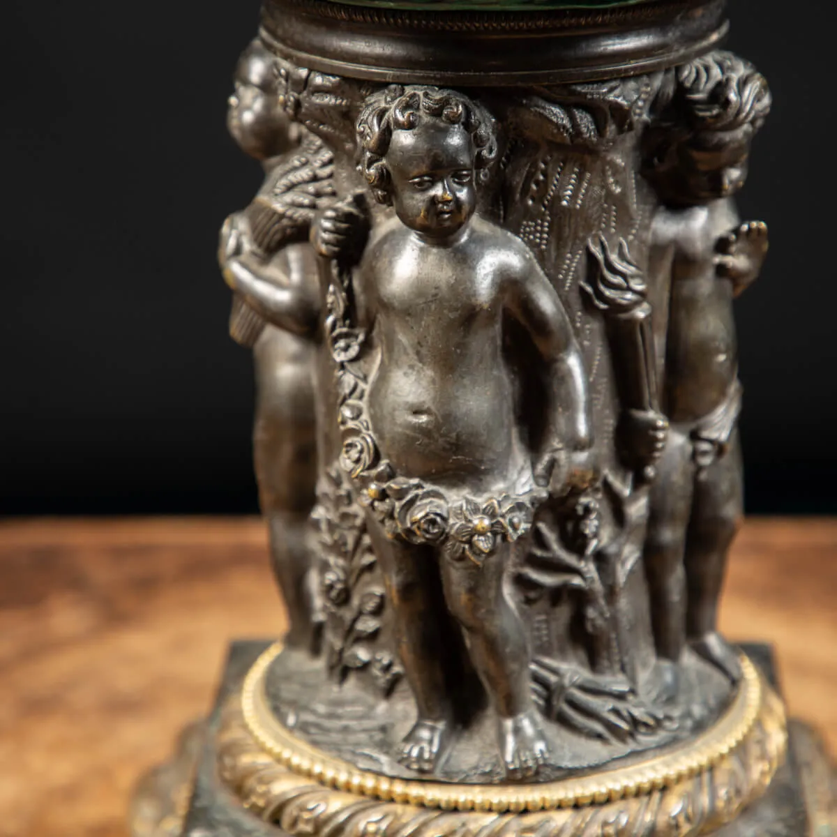Vaso Antico in Malachite Stile Napoleone III