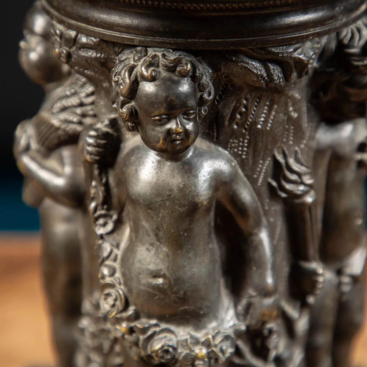 Vaso Antico in Malachite Stile Napoleone III