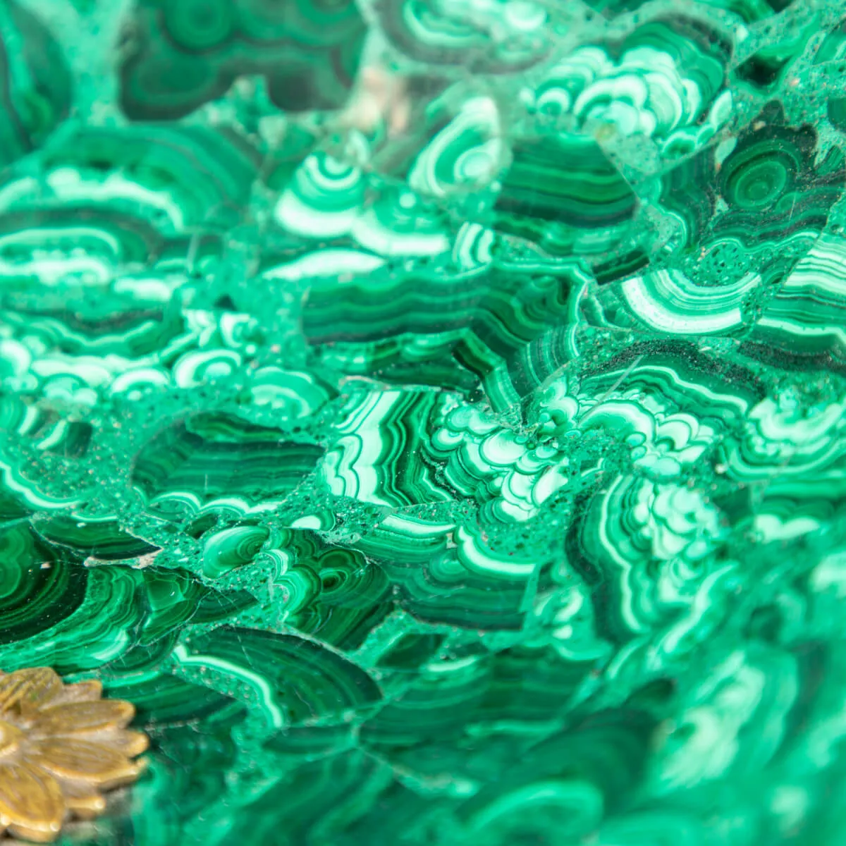 Vaso Antico in Malachite Stile Napoleone III