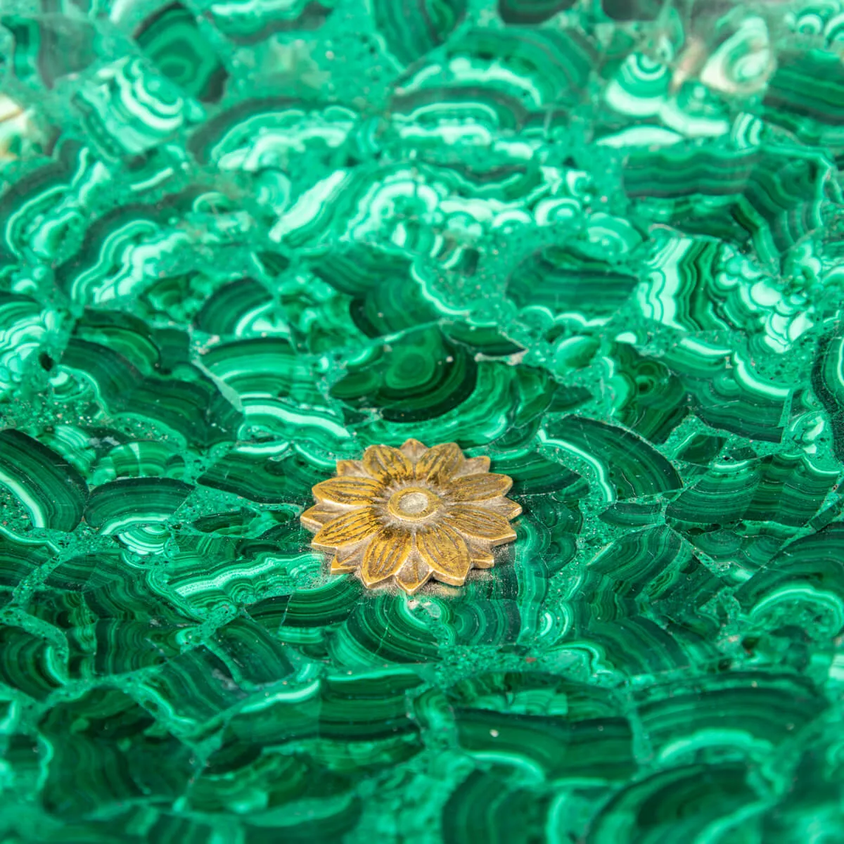Vaso Antico in Malachite Stile Napoleone III