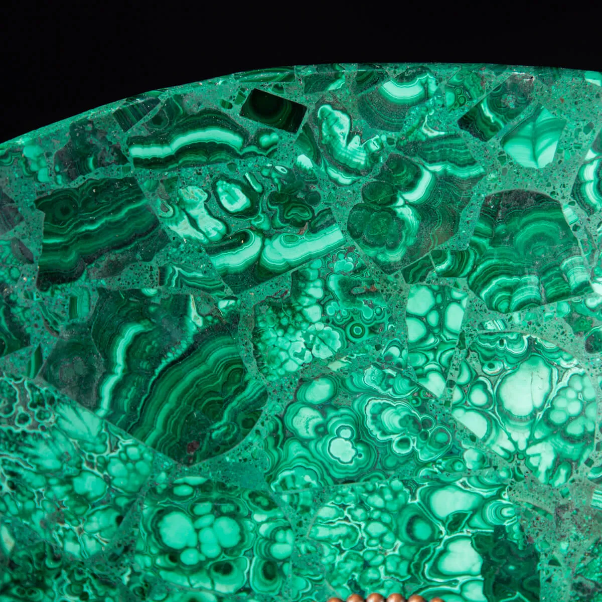 Vaso Antico in Malachite Stile Napoleone III