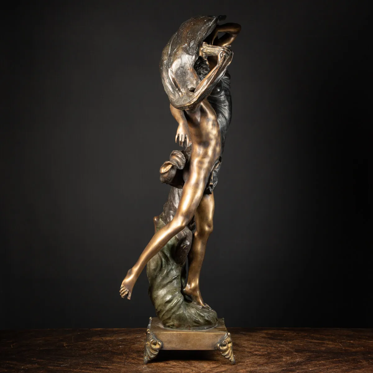 Scultura Bronzo Amore al Vento
