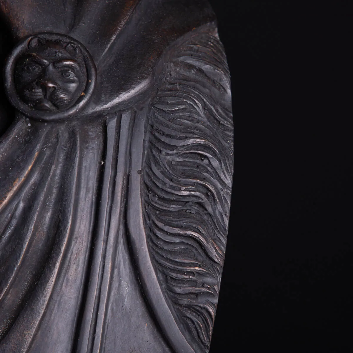 Busto in bronzo dell'imperatore romano Caracalla.