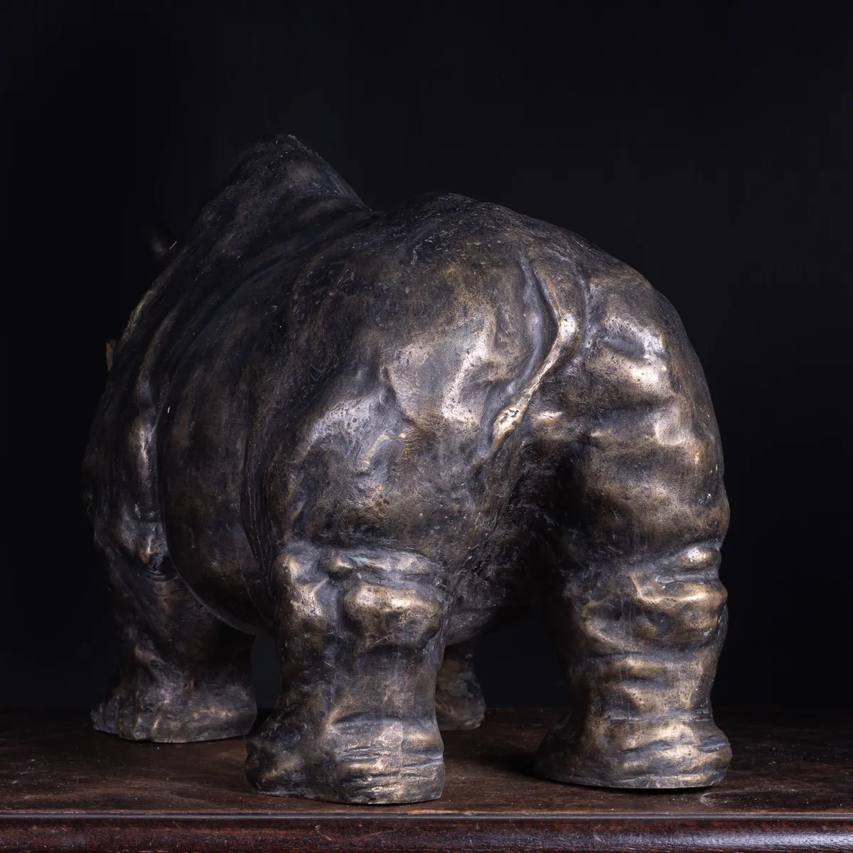Scultura in Bronzo - Rinoceronte Monumentale.