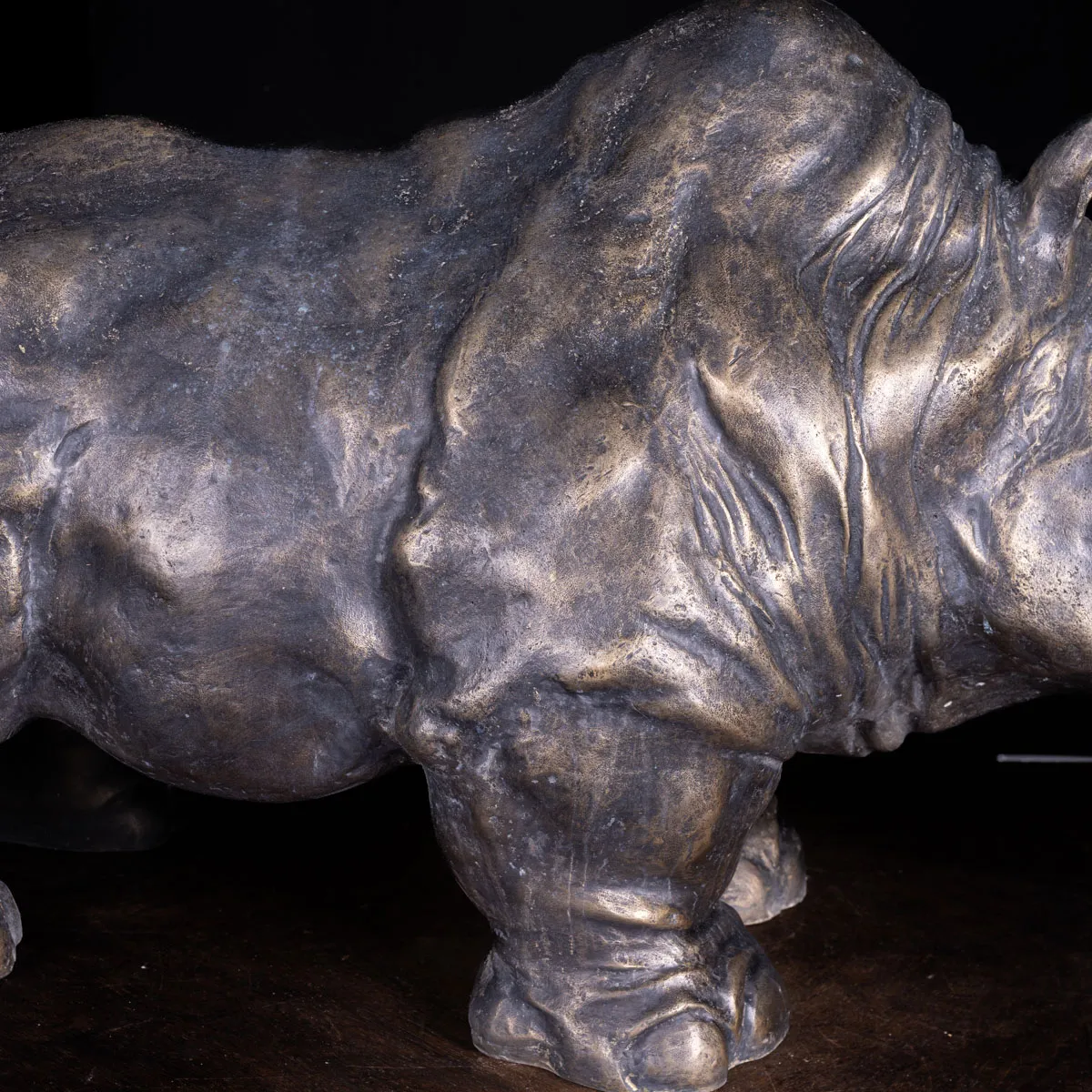 Scultura in Bronzo - Rinoceronte Monumentale.