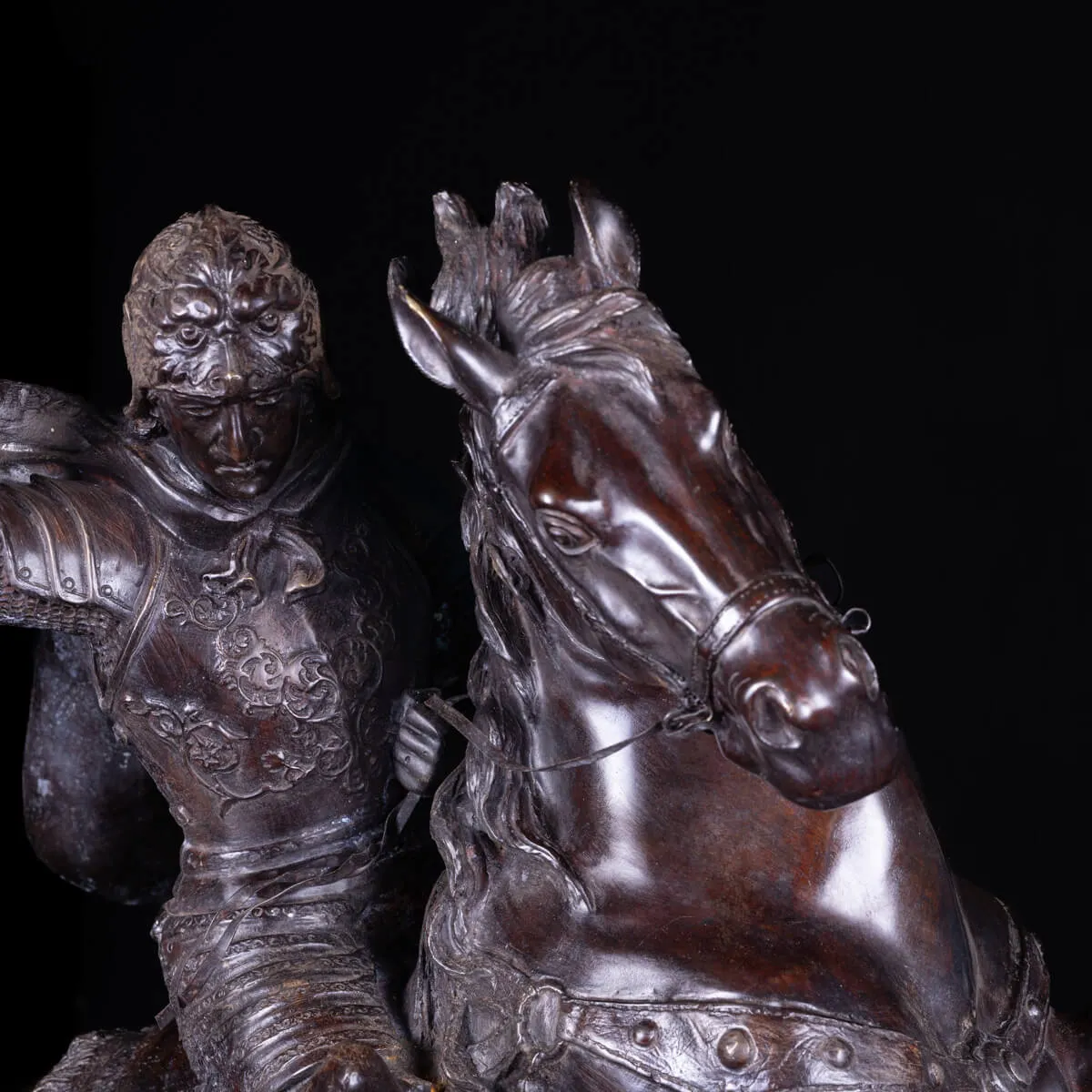 Scultura in Bronzo - San Giorgio e il Drago.