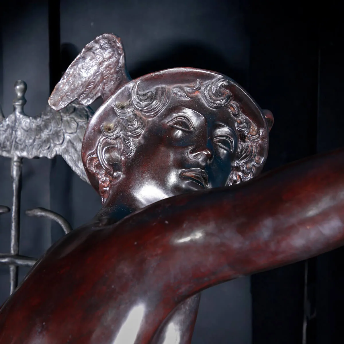 Mercurio – Scultura in Bronzo Statuario.