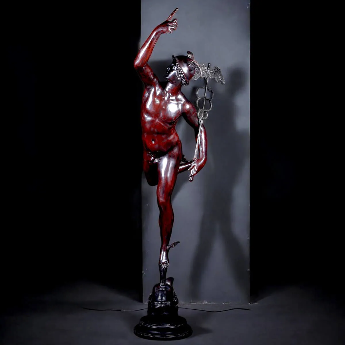 Mercurio – Scultura in Bronzo Statuario.
