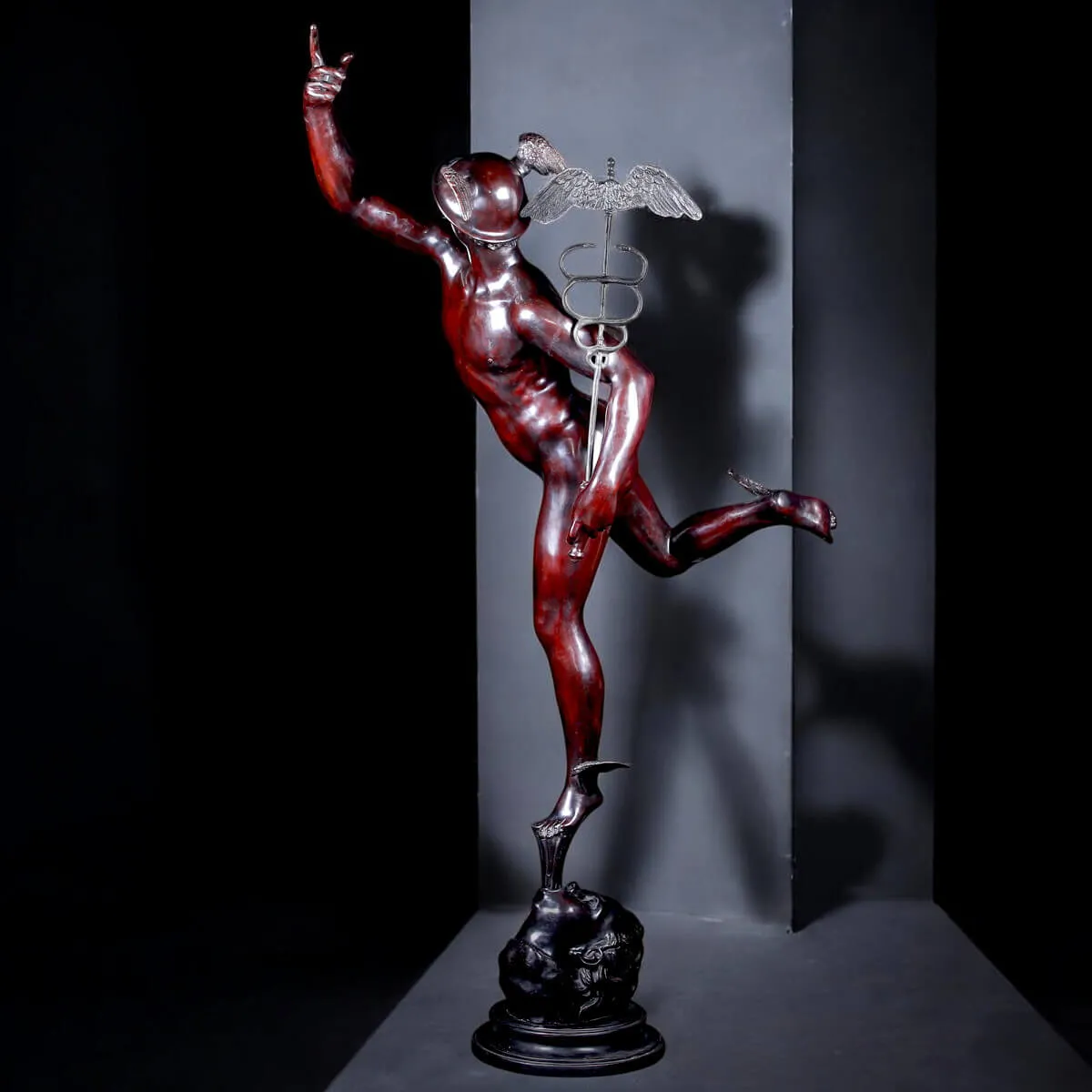 Mercurio – Scultura in Bronzo Statuario.